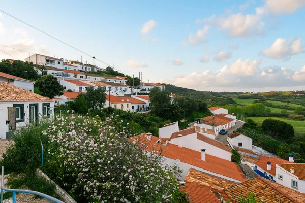 Erhöhte Ansicht Der Stadt Aljezur Der Algarve Portugal — Stockfoto