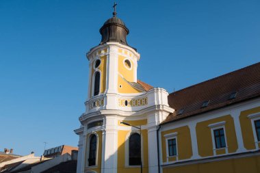 Cluj Napoca, Romania - 25 Oct, 2019: The Transfiguration Cathedral, also known as the Minorites' ChurchGreek-Catholic Cathedral,