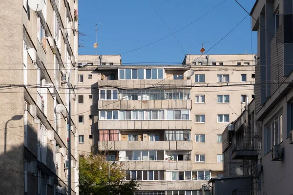 Cluj Napoca Roemenië Okt 2019 Appartementen Uit Communistische Tijd — Stockfoto