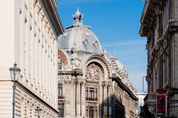 Boekarest Roemenië Dec 2019 Boekarest Oude Stad Architectuur Palace Old — Stockfoto