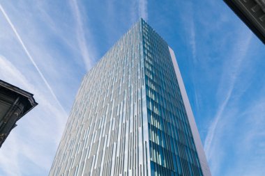 Bucharest, Romania - Dec 15, 2019: BRD HQ in Bucharest,   Groupe Socit Gnrale is a Romanian bank which is based in Bucharest, Romania 