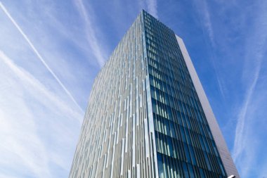 Bucharest, Romania - Dec 15, 2019: BRD HQ in Bucharest,   Groupe Socit Gnrale is a Romanian bank which is based in Bucharest, Romania 