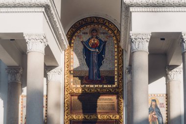 Bucharest, Romania - Dec 15, 2019:  The Church of St. Nicholas Tabacu on Calea Victoriei in Bucharest, Romania. 