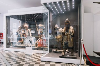 Bucharest, Romania - Dec 15, 2019: Exhibition in the Grigore Antipa National Museum of Natural History in Bucharest, Romania 