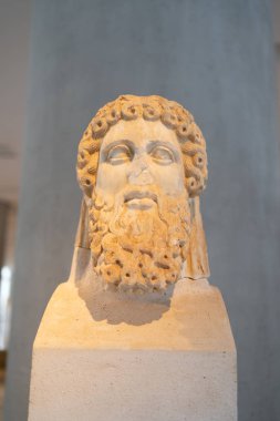 Athens, Greece - Dec 22, 2019: Exhibition in The Acropolis Museum in Athens, Greece, Europe