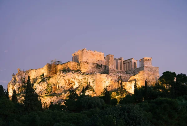 Atény Řecko Prosince 2019 Acropolis Parthenon Atény Řecko — Stock fotografie