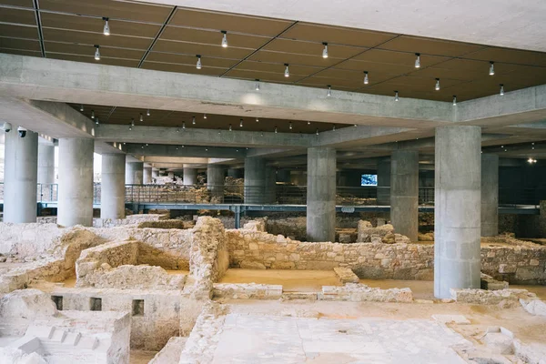 Atenas Grecia Diciembre 2019 Exposición Museo Acrópolis Atenas Grecia Europa — Foto de Stock