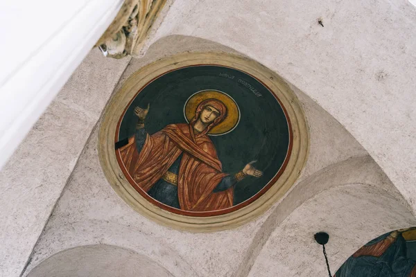 Bucarest Romania Dicembre 2019 Vecchia Chiesa San Giovanni Vicino Piazza — Foto Stock