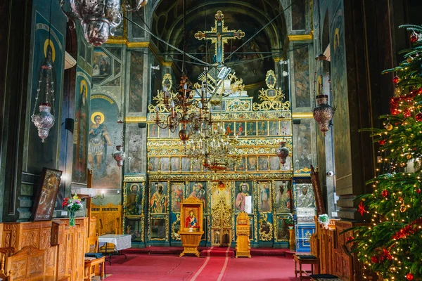 Bucareste Romênia Dez 2019 Igreja Ortodoxa Santo Antônio Conhecida Como — Fotografia de Stock