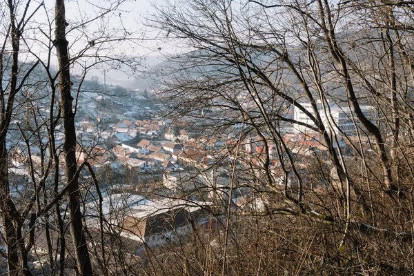 Sighisoara Romania Dec 2019 Panoramic View Historical Old Town Sighisoara — Stockfoto