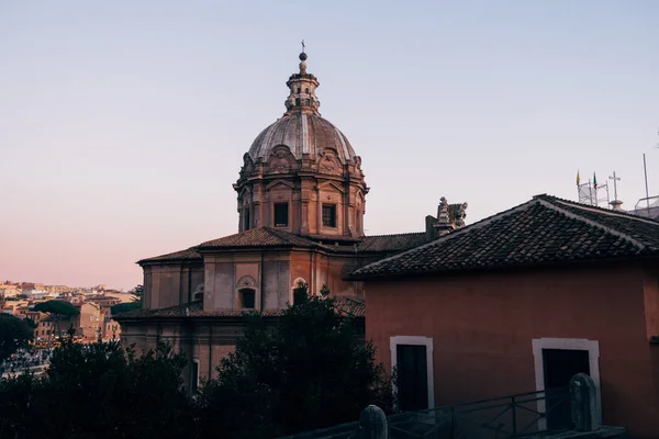 Rome Italy Jan 2020 Chiesa Dei Santi Luca Martina Rome — 스톡 사진