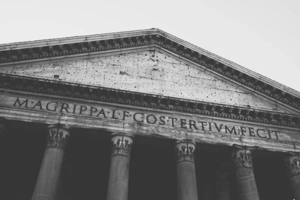 Rzym Włochy Grudnia 2019 Panteon Jest Byłą Rzymską Świątynią Obecnie — Zdjęcie stockowe