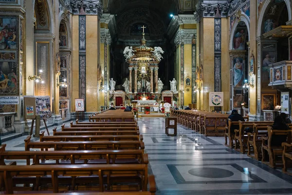 Roma Talya Ocak 2020 Talya Lazio Roma Santa Maria Traspontina — Stok fotoğraf