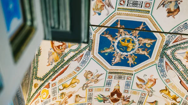 Rome Italy Jan 2020 Beautiful Ceiling Art Vatican Museum Rome — 스톡 사진