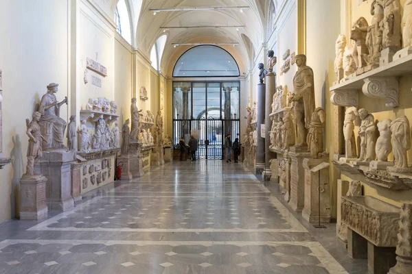 Řím Itálie Ledna 2020 Uvnitř Vatikánského Muzea Vatikán Řím Itálie — Stock fotografie