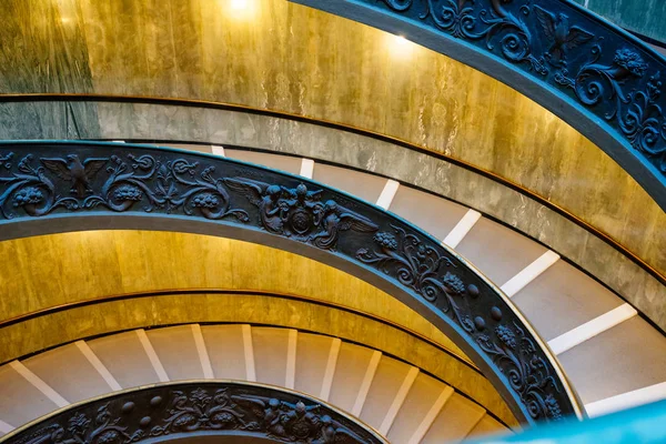 Rome Italy Jan 2020 Detail Famous Spiral Stairway Vatican Museum — 스톡 사진