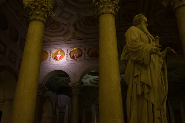 ローマ イタリア 2020年1月3日 ローマの聖パウロ大聖堂の教皇フランシスモザイク — ストック写真