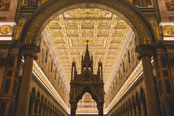 Roma Itália Janeiro 2020 Basílica São Paulo Fora Dos Muros — Fotografia de Stock