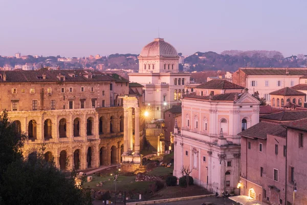 Рим Италия Января 2020 Года Театр Марцелла Театр Марчелло Храм — стоковое фото