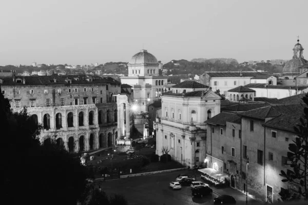 Rome Italy Jan 2020 Theater Marcellus Teatro Marcello Temple Apollo — Stock Photo, Image