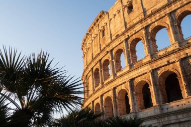 Roma, İtalya - 2 Ocak 2020: Kolezyum, Roma, İtalya