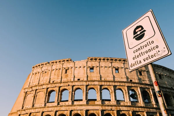 Roma Italia Gennaio 2020 Colosseo Roma Italia — Foto Stock