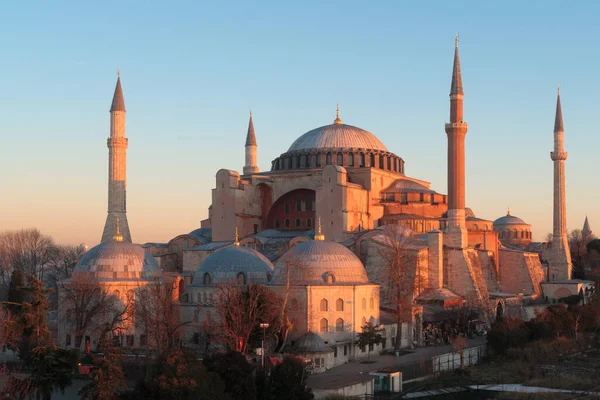 Estambul Turquía Enero 2020 Turquía Estambul Vista Elevada Mezquita Santa — Foto de Stock