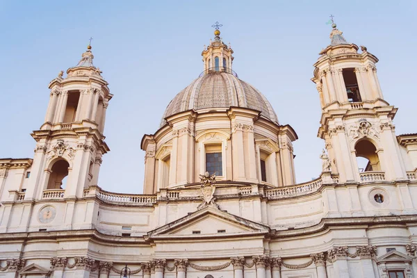 Rome Italy Dec 2019 Church Sant Agnese Agone Piazza Navona — 스톡 사진