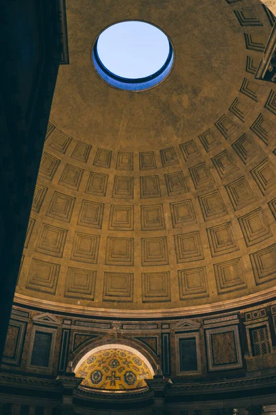 Rome Italië Dec 2019 Koepel Van Het Pantheon Rome Italië — Stockfoto