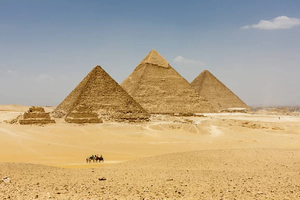 Pyramidy v Gíze Stock Obrázky