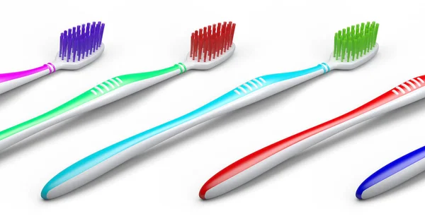Marka Yok Kendi Diş Fırçası Tasarımım Görüntü — Stok fotoğraf