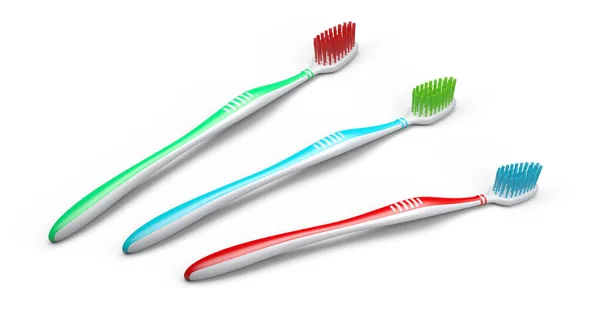 Trademarks Own Design Toothbrushes Illustration — Stock Photo, Image