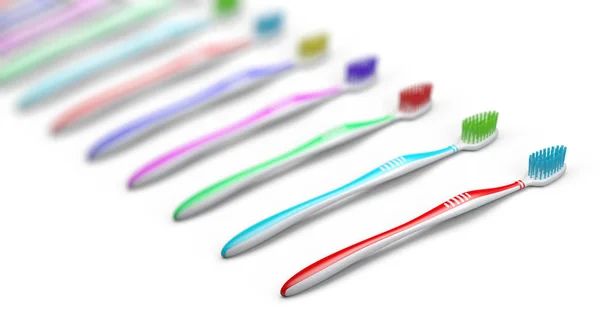 Marka Yok Kendi Diş Fırçası Tasarımım Görüntü — Stok fotoğraf
