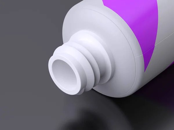 Plastik Kozmetik Macunu Jel Tüpü Görüntü — Stok fotoğraf
