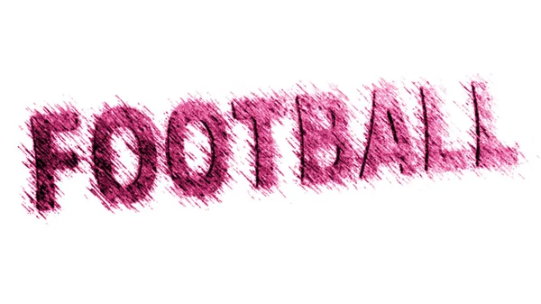 Football White Background Illustration — Stock Photo, Image