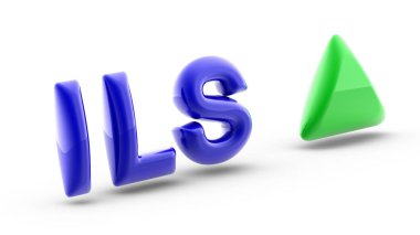 Beyaz arkaplanda yeni Shekel işareti. İndeksleyin. 3d Görüntü.