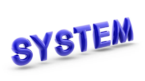 System Vit Bakgrund Illustration — Stockfoto