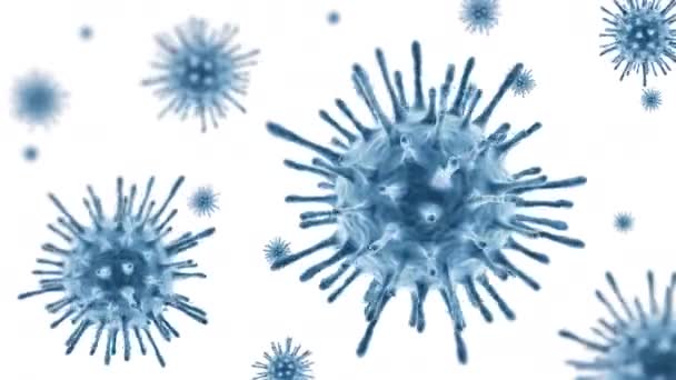 Virus Small Infectious Agent Replicates Only Living Cells Organism Viruses — Stock Video