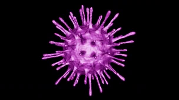 Ein Virus Ist Ein Kleiner Infektiöser Erreger Der Sich Nur — Stockvideo