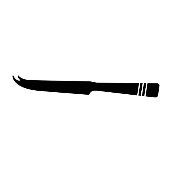 Bar μαχαίρι, σκιά εικόνα — Διανυσματικό Αρχείο
