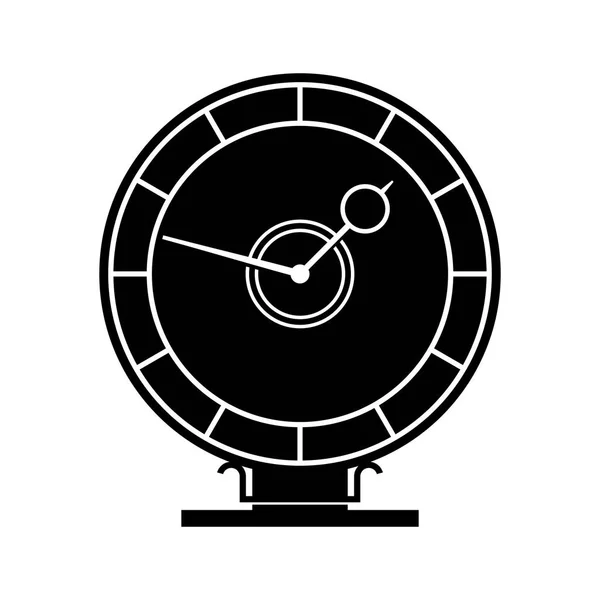 Reloj celestial, imagen de sombra — Vector de stock