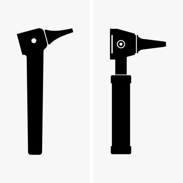 Set of otoscopes — Stock Vector