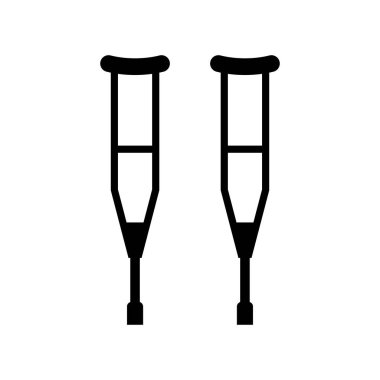 bir çift koltuk değneği