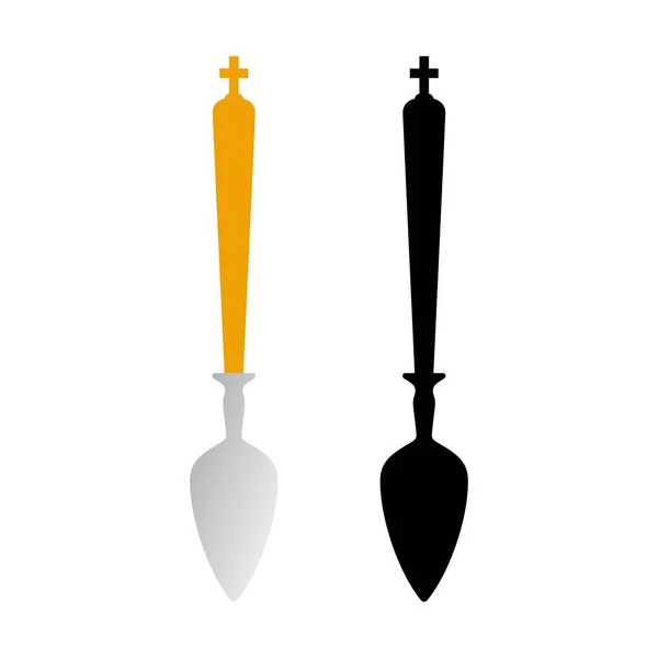 Two spears (liturgy) — Stock Vector