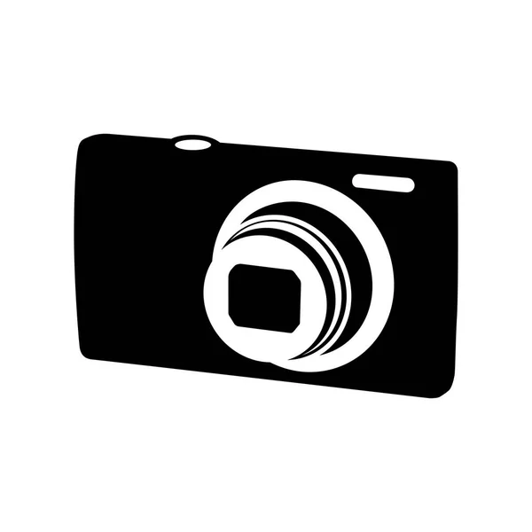 Compacte fotocamera — Stockvector