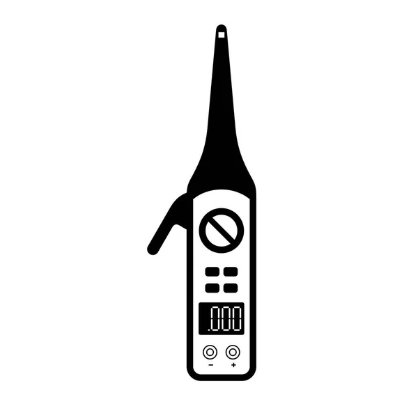 Voltage detector, schaduw beeld — Stockvector