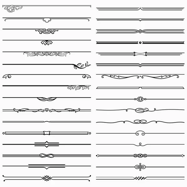 Set of dividers — Stock Vector