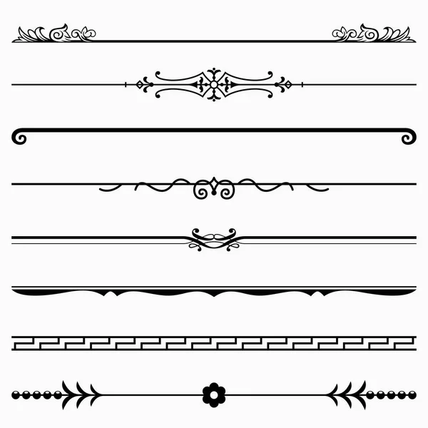 Set of dividers — Stock Vector