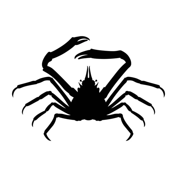 Crab, shade picture — Stock Vector