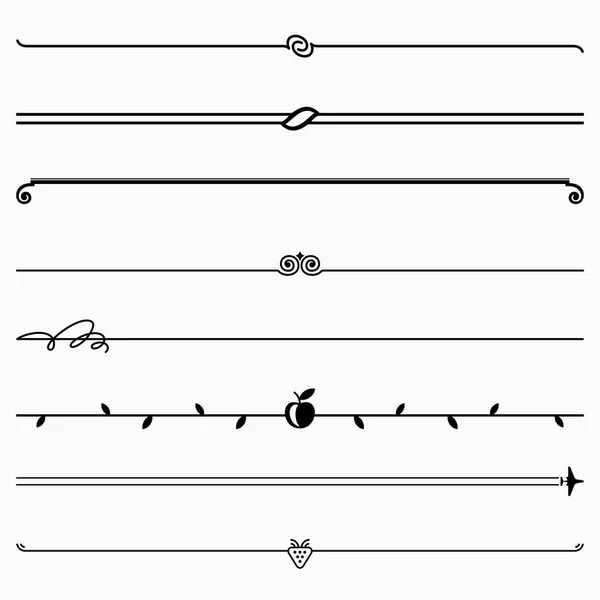 Conjunto de divisores —  Vetores de Stock